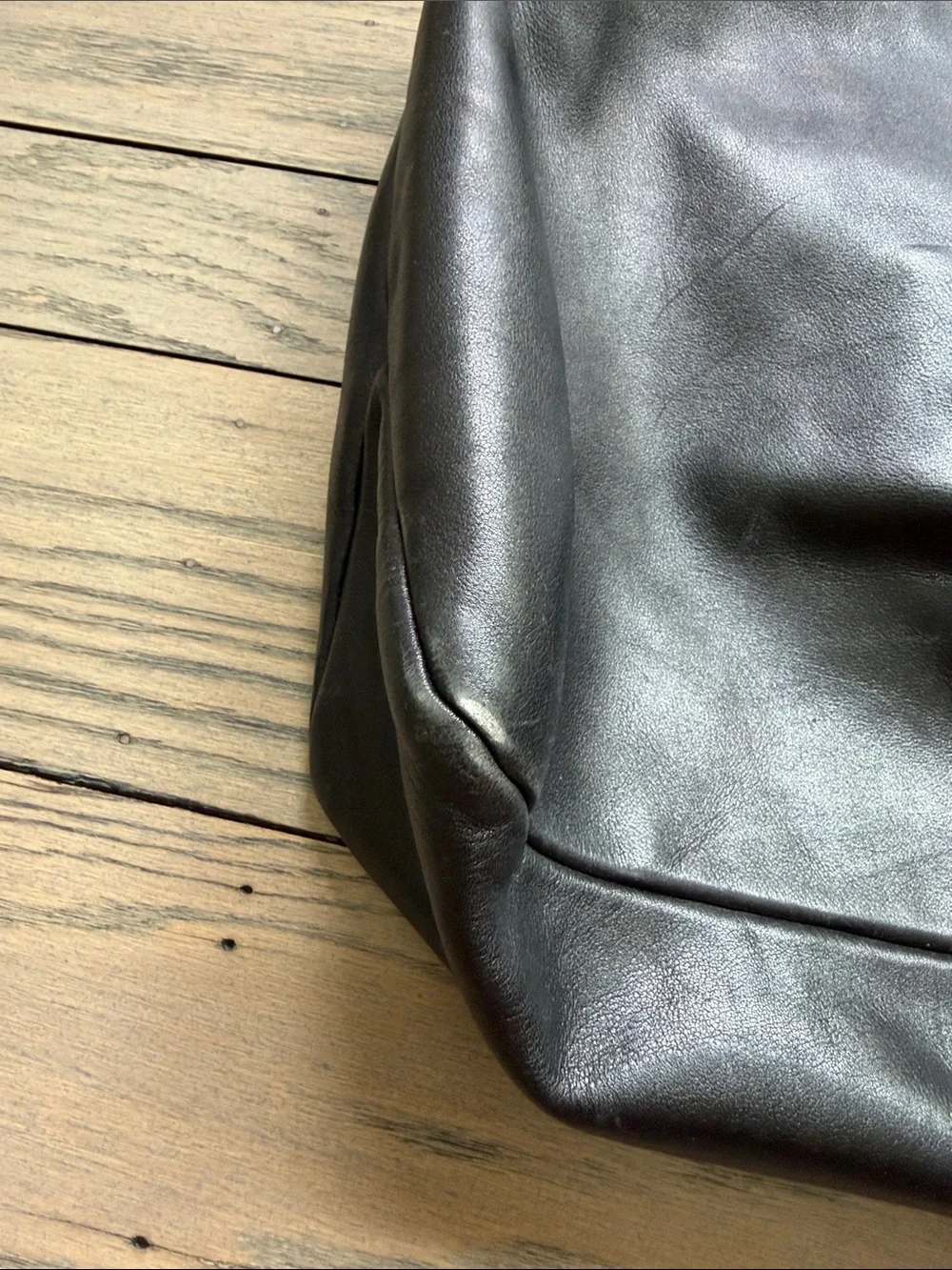 Gucci Horsebit Black Leather Hobo Bag